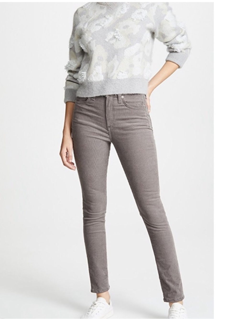 Rag & Bone High-Rise Skinny Corduroy Jeans